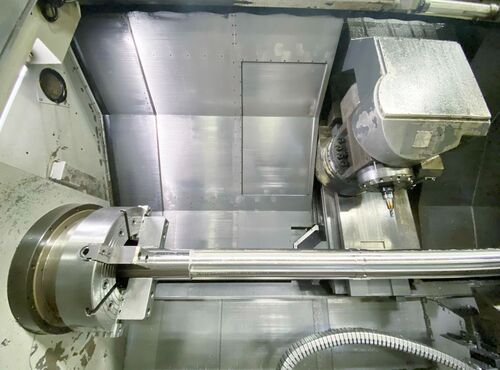 Mori Seiki #MT-4000C/3000, 37" diameter x 120" length turn, 1k RPM, 50 HP, 24" chuck, 10.8" bore, 120 ATC - Image 3