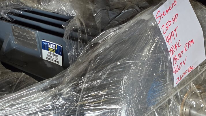 250 HP 1800 RPM Siemens, Frame 449T, TEFC, 460 Volts - Image 4