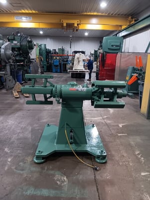 3000 lb. Littell #20-12DBL, non-motorized uncoiler, 12" width, 60" outside dimensions, 15"-20" ID - Image 1