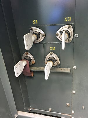 300 kVA, 4160/2400 Wye Primary, 208/120 WYE Secondary, Westinghouse, Radial Feed, Live Front Pad-Mount - Image 3