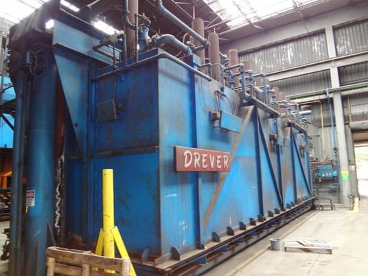 120" width x 72" H x 420" L Drever, lift-off - atmosph, gas-fired, 1450°F, (2 available) - Image 1