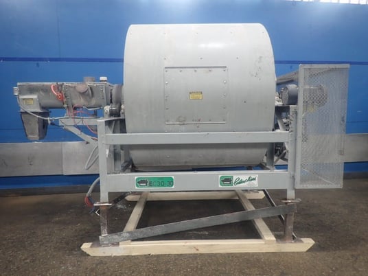 100 cu.ft. Burton #EC30-30, Mixer, carbon steel, 72" diameter x 60" L Drum, 5 HP - Image 2