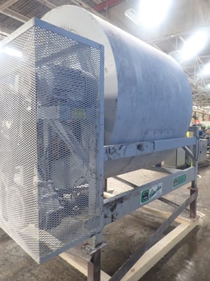 100 cu.ft. Burton #EC30-30, Mixer, carbon steel, 72" diameter x 60" L Drum, 5 HP - Image 6