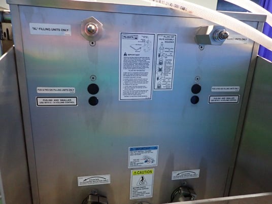 Filamatic #DAB-32-4, Piston Filling Unit, (2) Fill Heads w/Pumps, on stand, 220 V - Image 7