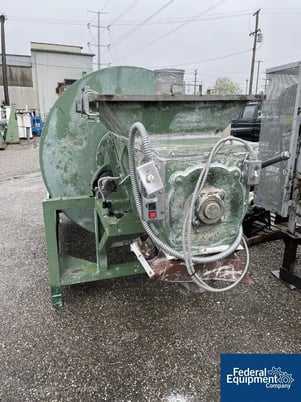 67 cu.ft. Burton #EC20-20, Mixer, carbon steel, 4000 lb. capacity, 58" diameter x 60" L Drum, 7 HP - Image 3