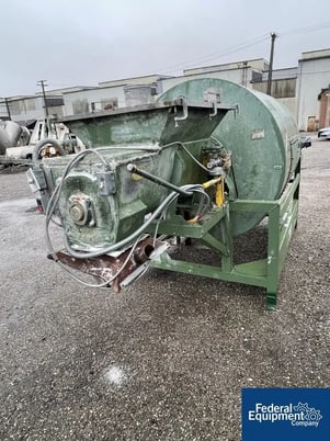 67 cu.ft. Burton #EC20-20, Mixer, carbon steel, 4000 lb. capacity, 58" diameter x 60" L Drum, 7 HP - Image 4