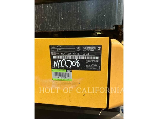 Caterpillar 313, Crawler Excavator, 96 hours, S/N: JHR10453, 2021 - Image 6