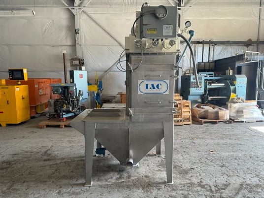 IAC, Bag Dump Station, Stainless Steel, w/Integrated Dust Collector & Blower - Image 1