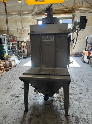 IAC, Bag Dump Station, Stainless Steel, w/Integrated Dust Collector & Blower - Image 4