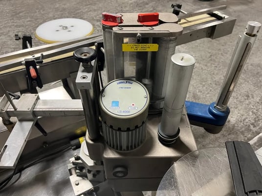 Labelstar #LS4000DX, Wrap-Around Labeler, Single-Head w/Feed Conveyor & Timing Wheel, 1/8 HP, 250 RPM, 130 V - Image 11