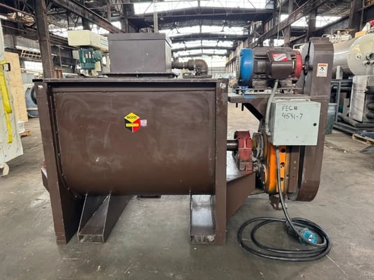 Scott Equipment #SPRM-364, Ribbon Blender, Stainless Steel, 36" width x 48" L Trough, 30 HP, 230/460 V - Image 1