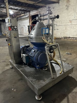 Alfa-Laval #VNPX-510-SGD-34-GS, Disc Centrifuge, Stainless Bowl, 6235 RPM Bowl, 22 kW Motor, 1996 - Image 3