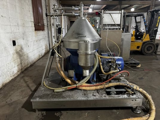 Alfa-Laval #VNPX-510-SGD-34-GS, Disc Centrifuge, Stainless Bowl, 6235 RPM Bowl, 22 kW Motor, 1996 - Image 4