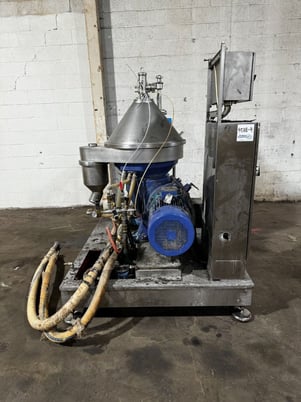 Alfa-Laval #VNPX-510-SGD-34-GS, Disc Centrifuge, Stainless Bowl, 6235 RPM Bowl, 22 kW Motor, 1996 - Image 5