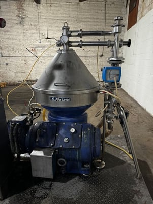 Alfa-Laval #VNPX-510-SGD-34-GS, Disc Centrifuge, Stainless Bowl, 6235 RPM Bowl, 22 kW Motor, 1996 - Image 6