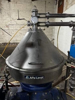Alfa-Laval #VNPX-510-SGD-34-GS, Disc Centrifuge, Stainless Bowl, 6235 RPM Bowl, 22 kW Motor, 1996 - Image 8