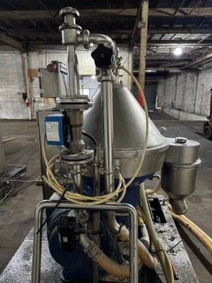 Alfa-Laval #VNPX-510-SGD-34-GS, Disc Centrifuge, Stainless Bowl, 6235 RPM Bowl, 22 kW Motor, 1996 - Image 10