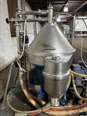 Alfa-Laval #VNPX-510-SGD-34-GS, Disc Centrifuge, Stainless Bowl, 6235 RPM Bowl, 22 kW Motor, 1996 - Image 11
