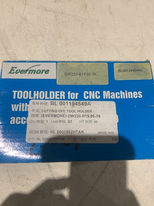Evermore tool holder dw220-r19.05-70 new - Image 3