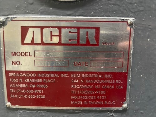 Acer, vertical knee mill - Image 4