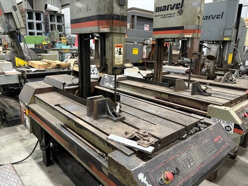 Marvel #Mark-II, vertical filt frame band saw, serial #830053 - Image 2