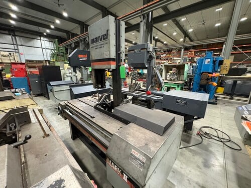 Marvel #Mark-II, vertical filt frame band saw, serial #830053 - Image 7