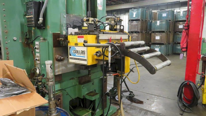 18" x .135" Dallas #MCRS, servo feeder, press mounted - Image 2