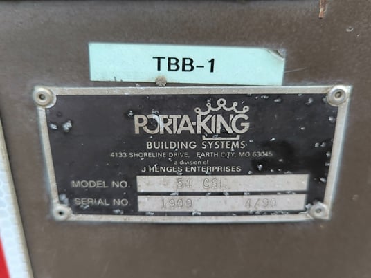 4' x 6' 4" x 7' 4" Porta-King #54-CSL, toll booth, w/ electric panel - Image 3