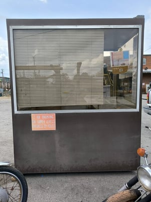4' x 6' 4" x 7' 4" Porta-King #54-CSL, toll booth, w/ electric panel - Image 7