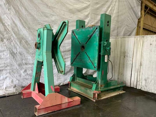 24000 lb. Ransome #7H, headstock tailstock weldikng positioner, 60" x 60" table, 5 HP - Image 1