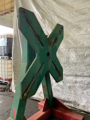 24000 lb. Ransome #7H, headstock tailstock weldikng positioner, 60" x 60" table, 5 HP - Image 3