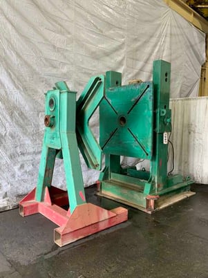24000 lb. Ransome #7H, headstock tailstock weldikng positioner, 60" x 60" table, 5 HP - Image 4