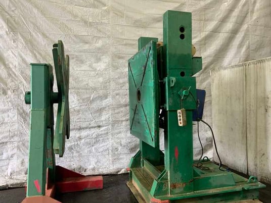 24000 lb. Ransome #7H, headstock tailstock weldikng positioner, 60" x 60" table, 5 HP - Image 8