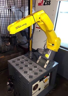 Haas, 7KG-Robot-Package-1, W/ Fanuc LR-Mate-200iD-7L Robot Arm, 6 axis, pedestal, Fanuc R-30iB Mate Plus - Image 1