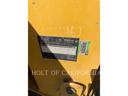 Cat 938, Wheel Loader, 4980 hours, S/N: J3R07703, 2019 - Image 6