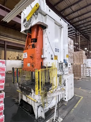 200 Ton, Aida #PC-2C-2, mechanical press, 9.8"stroke, 4.1"adj., 33 SPM - Image 1