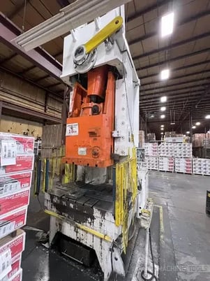 200 Ton, Aida #PC-2C-2, mechanical press, 9.8"stroke, 4.1"adj., 33 SPM - Image 6