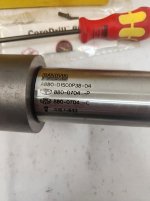Sandvik #A880 D1500P38-04, indexable drill, 1.5" shank, new - Image 2