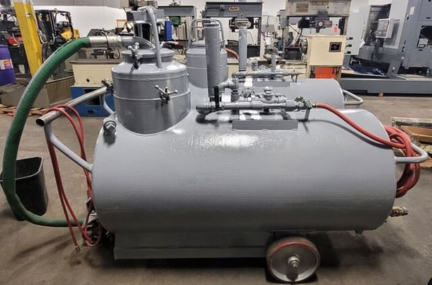 Cecor Shark #SA5-140PT, 140 gallon air operated sump sucker, F23