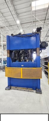 1000 Ton, Beckwood #4P1000F4860, 4-post pad forming press, 2004 - Image 1