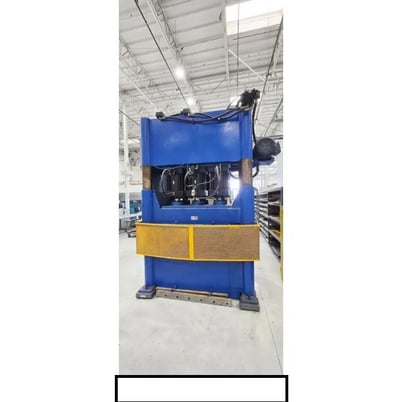 1000 Ton, Beckwood #4P1000F4860, 4-post pad forming press, 2004 - Image 3