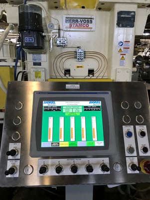 60" x .04" - .230" Herr Voss, 4-HI leveler, 17 rolls, 2.687" diameter, 100 FPM, rebuilt 2018 - Image 6