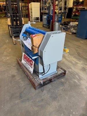 3' x .09" WDM #310-3-36, Double Pinch Plate Roll, 12" diameter roll, 230/460 V., 3 phase, TEFC, all gear dr - Image 2