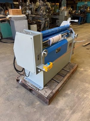 3' x .09" WDM #310-3-36, Double Pinch Plate Roll, 12" diameter roll, 230/460 V., 3 phase, TEFC, all gear dr - Image 3