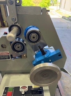 3' x .09" WDM #310-3-36, Double Pinch Plate Roll, 12" diameter roll, 230/460 V., 3 phase, TEFC, all gear dr - Image 9
