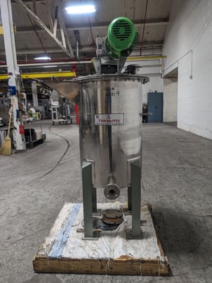 30 gallon Frigmaires, Mix Tank, Stainless Steel, 20" diameter x 30" straight side, Flat Top, Slope Bottom, 1 - Image 3
