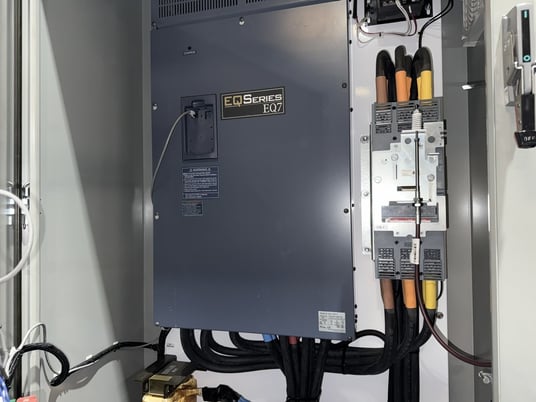 6" Davis Standard #600S-Thermatic, extruder, 30:1 L/D, 300 HP Westinghouse AC motor, 17.21:1 gearbox ratio - Image 4