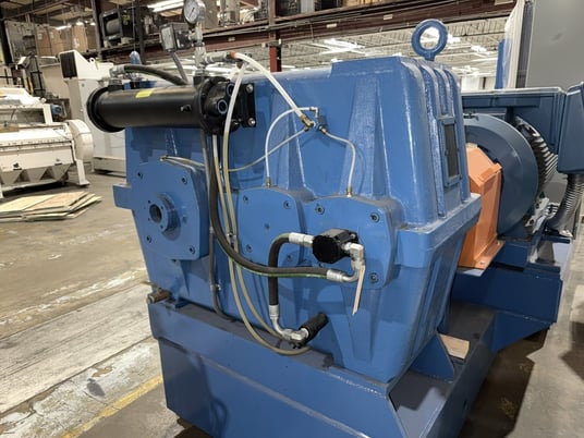 6" Davis Standard #600S-Thermatic, extruder, 30:1 L/D, 300 HP Westinghouse AC motor, 17.21:1 gearbox ratio - Image 7