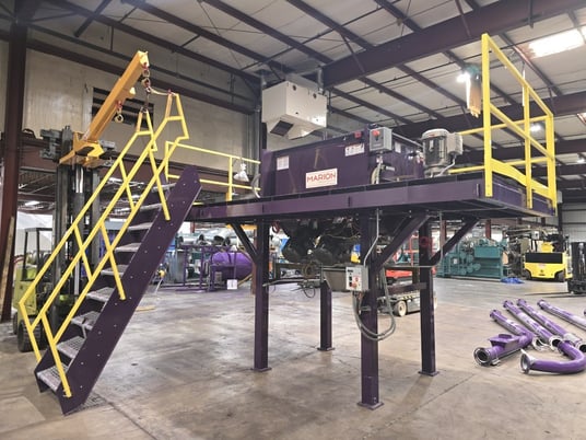 60 cu.ft. Marion #BPC-42-72-UR9C, mezzanine style horizontal ribbon blender, 15 HP, TEFC enclosure, 2010 - Image 1