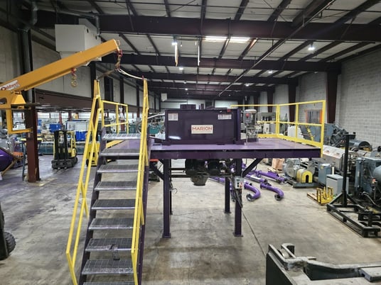 60 cu.ft. Marion #BPC-42-72-UR9C, mezzanine style horizontal ribbon blender, 15 HP, TEFC enclosure, 2010 - Image 2